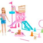 Conjunto Barbie Stacie ao Resgate Treinadora de Cachorrinhos colorido mattel
