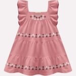 Vestido Infantil Menina com Babados Milon