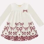 Vestido Infantil Menina Laço Milon